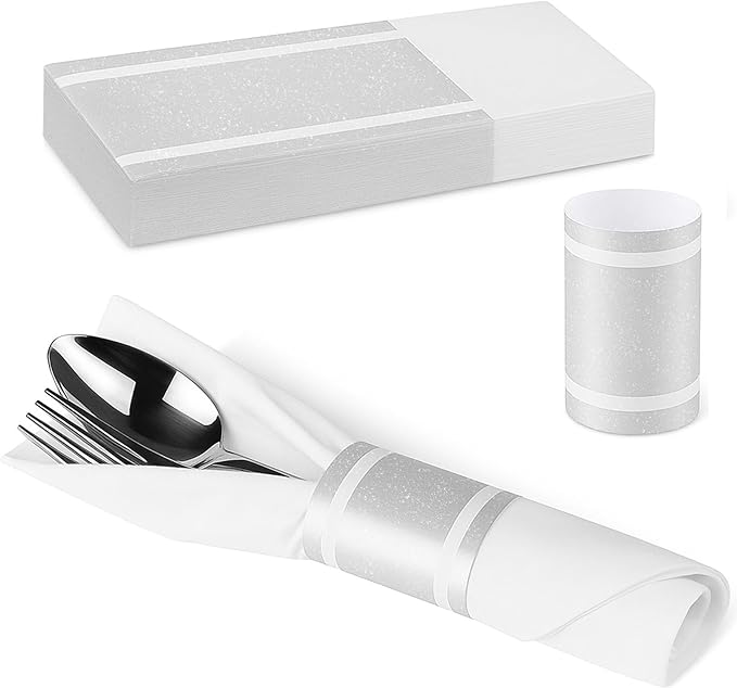 100 Pcs Napkin Bands by Unknown
