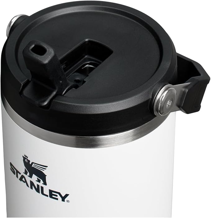 STANLEY IceFlow 2.0 Flip Straw Tumbler, 40 oz, Chalk | Easy Carry Handle | - Image 2