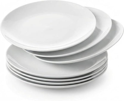 Corelle Vitrelle 6-Piece Salad Plates Set Triple Layer Glass and Chip Resistant by Corelle