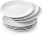 Corelle Vitrelle 6-Piece Salad Plates Set Triple Layer Glass and Chip Resistant by Corelle