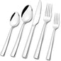 Silverware Set for 8, CXJY 40-Piece Stainless Steel Flatware Cutlery Set by CXJY