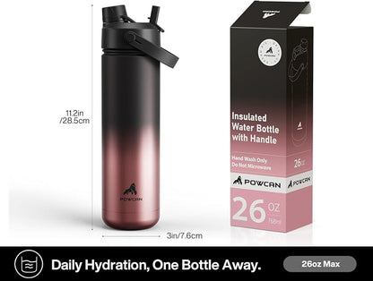 POWCAN 26 oz Insulated Water Bottle - Image 7