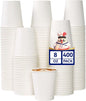 JOLLY CHEF 400 Pack 8 oz Paper Coffee Cups, Water Juice or Tea, Suitable by JOLLYCHEF