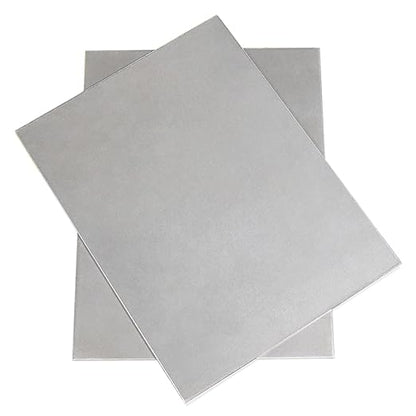 TEN-HIGH 2 Pack 22 Gauge Mild Steel Sheet Metal Plate 4 x 4 Inch Cold Rolled Steel Plate for Professional Industrial Use and DIY Projects - Smooth Surface, Easy to Form and Weld