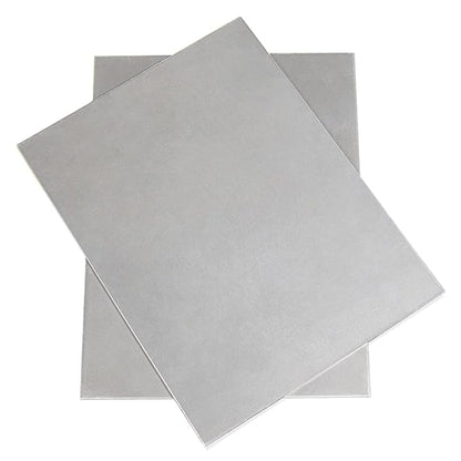 TEN-HIGH 2 Pack 22 Gauge Mild Steel Sheet Metal Plate 8 x 12 Inch Cold Rolled Steel Plate for Professional Industrial Use and DIY Projects - Smooth Surface, Easy to Form and Weld