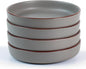 famiware Mercury Pasta Bowls Set of 4, 33 oz Large Salad Bowls, Dark Gray | by Famiware