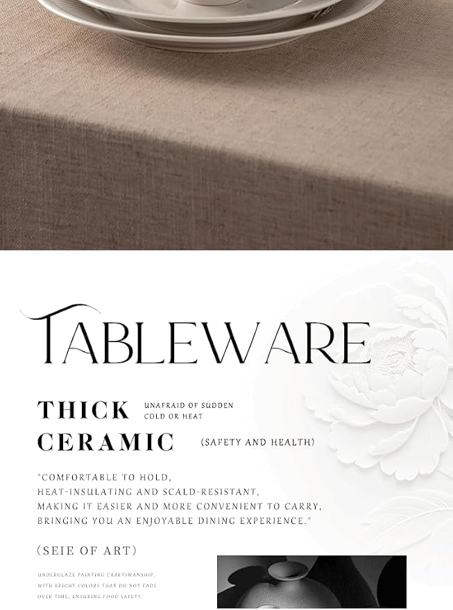 Dinnerware sets plates and bowls sets modern plates, Ceramic Dinnerware Sets - Image 4
