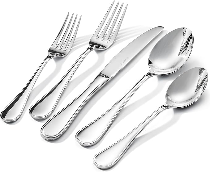 18/10 Stainless Steel Silverware Set by KINGSTONE