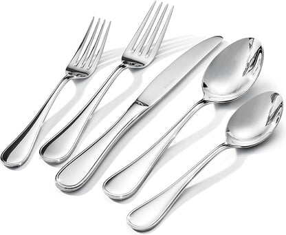 18/10 Stainless Steel Silverware Set by KINGSTONE