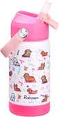 rockpapa 14 oz Kids Insulated Water Bottle，Stainless Steel Toddler Cups by rockpapa