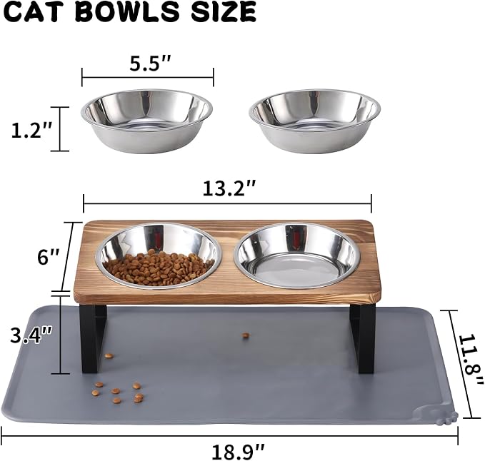 Upgraded Elevated Cat Bowls - Image 5