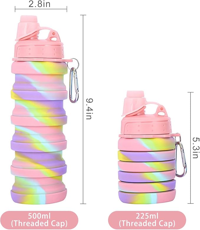 Collapsible Water Bottles Travel water bottle Sports Portable Sport Water - Image 2