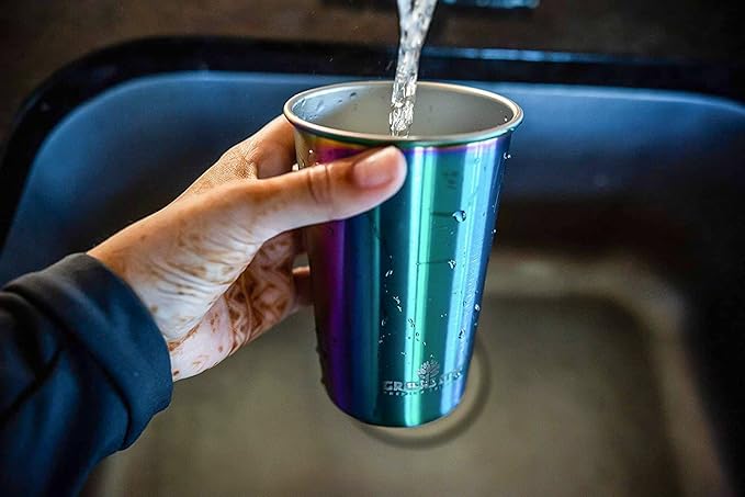 Stainless Steel Cups 16 oz Pint Tumbler - Image 2