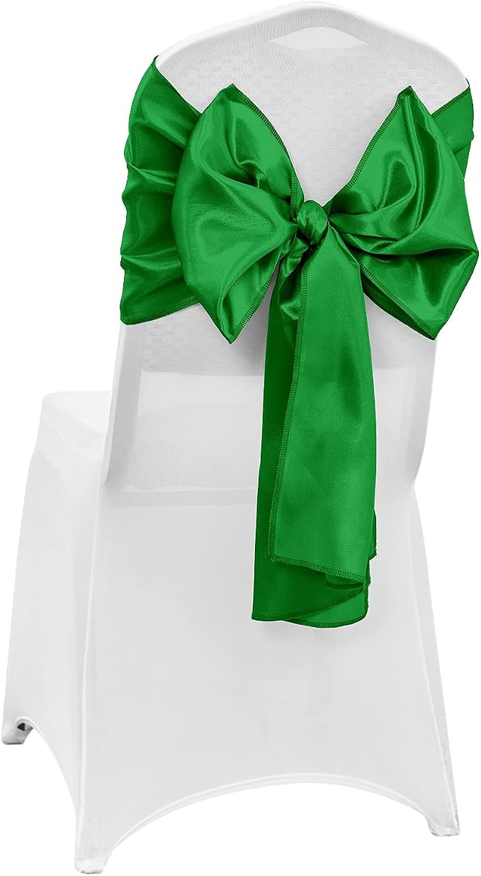 4-Pack Emerald Green Satin Table Runner 12 x 108 Inch Long Bright and Smooth - Image 6