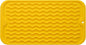 Silicone Dish Drying Mat for Multiple Usage,Easy clean,Eco-friendly,Heat-resistant Silicone Mat for Kitchen Counter or Sink,Refrigerator or Drawer Liner Yellow S 12 inches x 6 inches