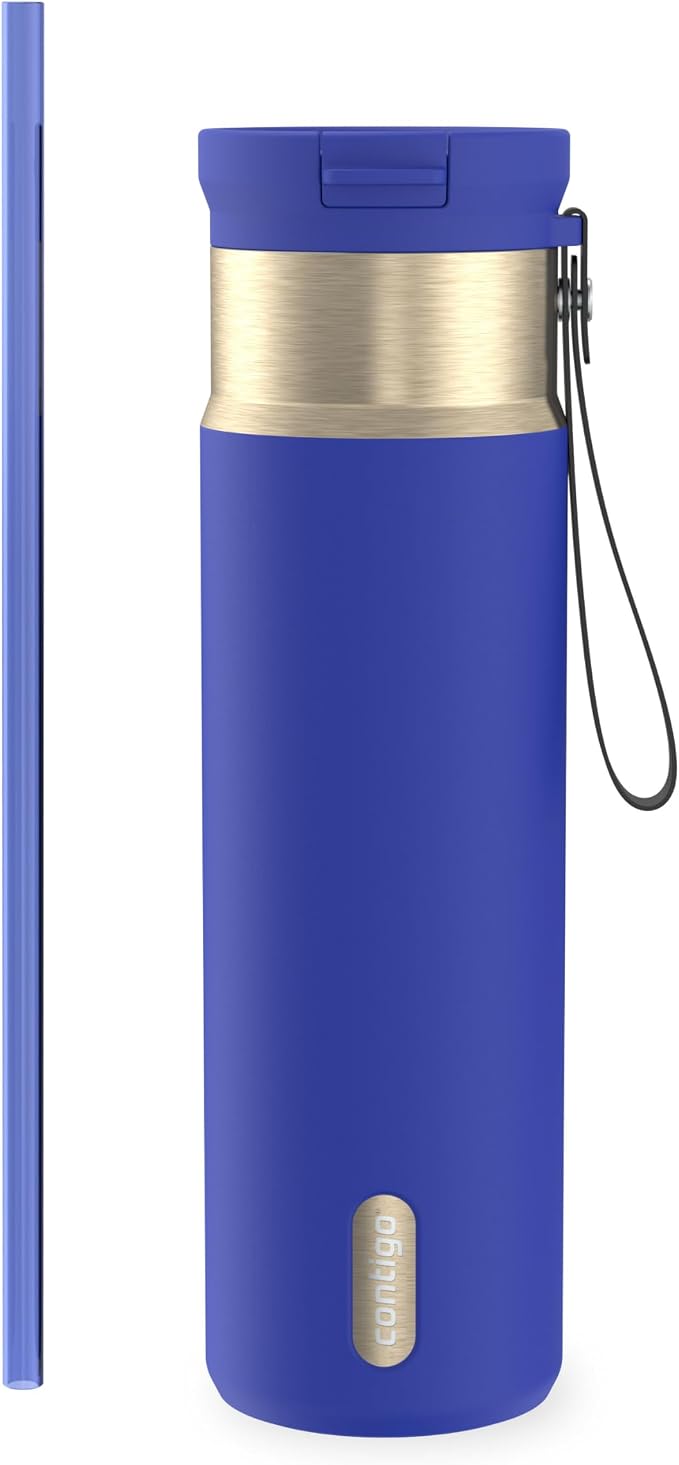 Contigo SnapSeal 24 oz Stainless Steel Vacuum-Insulated Water Bottle by Unknown
