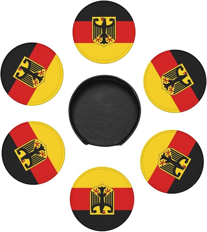 Germany Flag Coasters for Drinks - Image 7