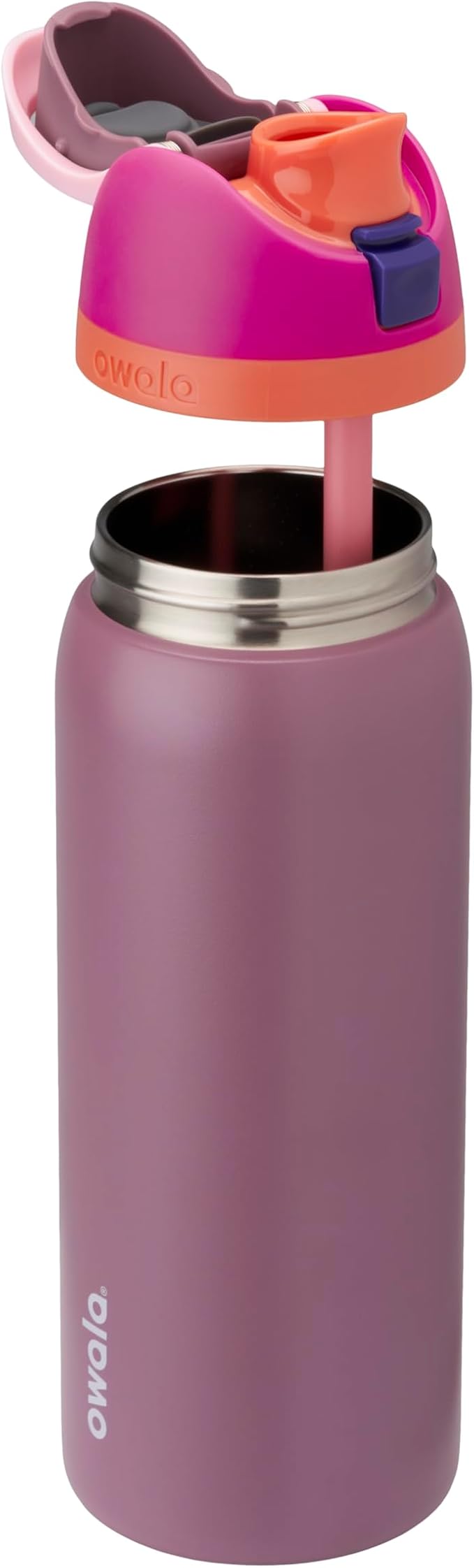 Owala FreeSip Stainless Steel Water Bottle 32 oz Crown Jewel - Image 2