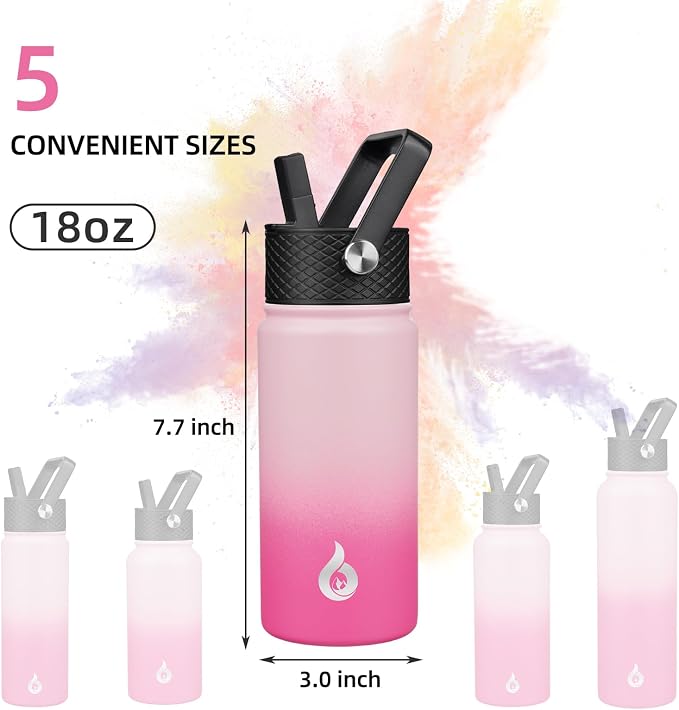 BJPKPK 18oz Insulated Water Bottle - Image 4