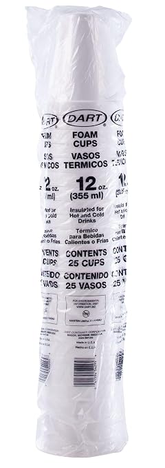 Dart 12 oz Insulated Foam Hot/Cold Cup - Image 5