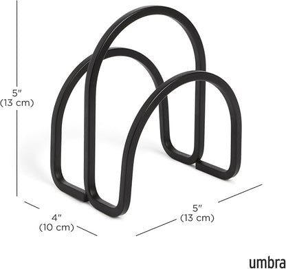 Umbra Squire Napkin Holder, Contemporary Metal Design, doubles as handle - Image 3