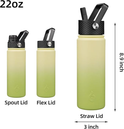 BJPKPK 22oz Insulated Water Bottle - Image 2