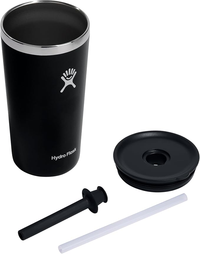 20 OZ All Around Tumbler Straw LID Black - Image 8