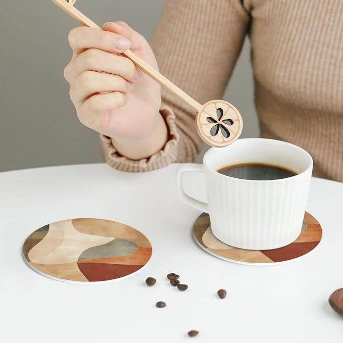 Minimal Abstract Shapes Print Coasters - Image 6