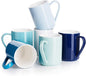 Sweese Coffee Mug, Porcelain 11 Oz Coffee Mugs Set of 6, Ceramic Coffee Cups by Sweese