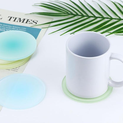 Acrylic Round Coasters, For Drinks, Cup Coasters for Home Bar Office Tabletop - Image 4