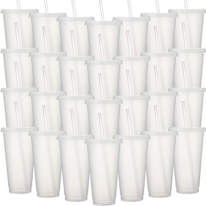 Honeydak 60 Pack Tumbler with Straw and Lid Bulk Cups by Honeydak