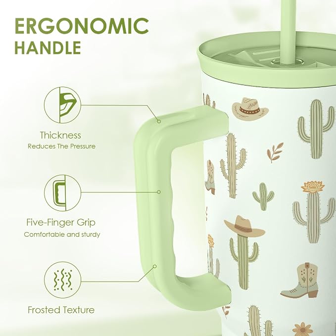 SANDJEST Cactus 40oz Tumbler - Image 3