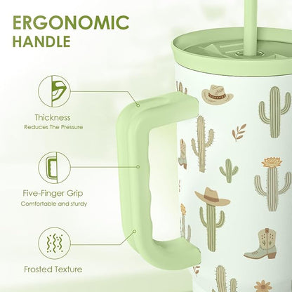 SANDJEST Cactus 40oz Tumbler - Image 3