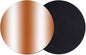 Ombre Orange-red Coasters Set of 2, Modern Minimalist Geometric Gradient by PIEPLE