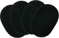 Braided Placemats Set of 4 Cotton Fabric Oval Table Mats Non Slip Washable 16 * 12 inch Oval Place Mats, 4 Pack Black Rope Woven Placemats