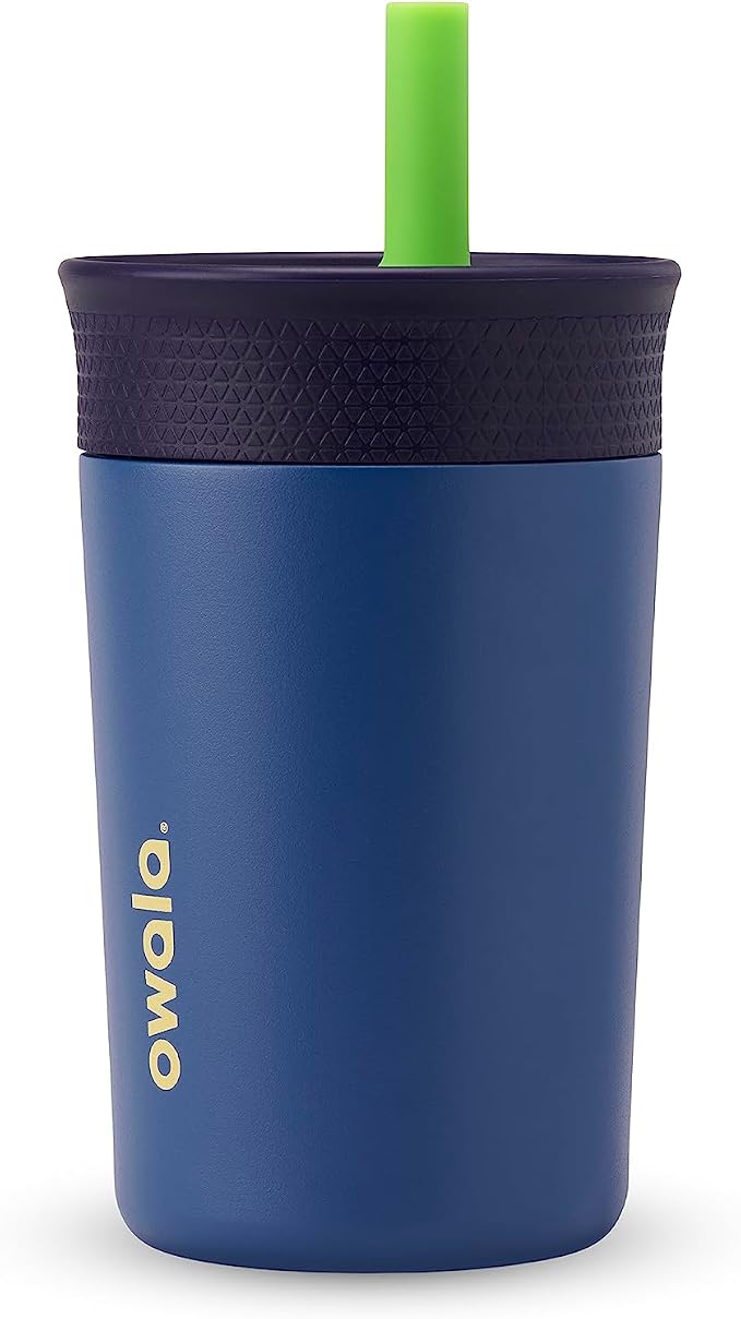 Owala Tumbler Kids Stainless Steel Water Bottle 12 oz Home Base | Insulated | by Unknown