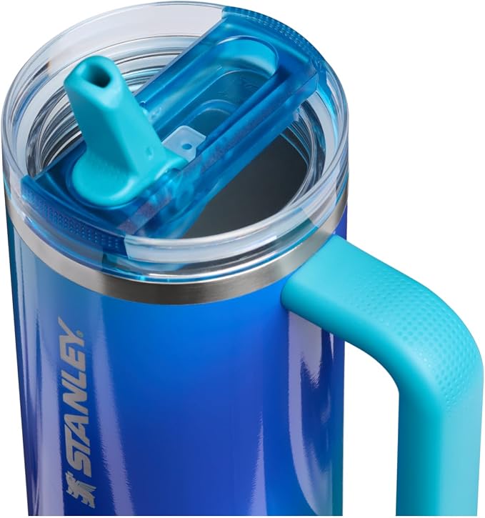 STANLEY Quencher ProTour Flipstraw Tumbler, 30 oz, Sea Glass Aura | Built-In - Image 2