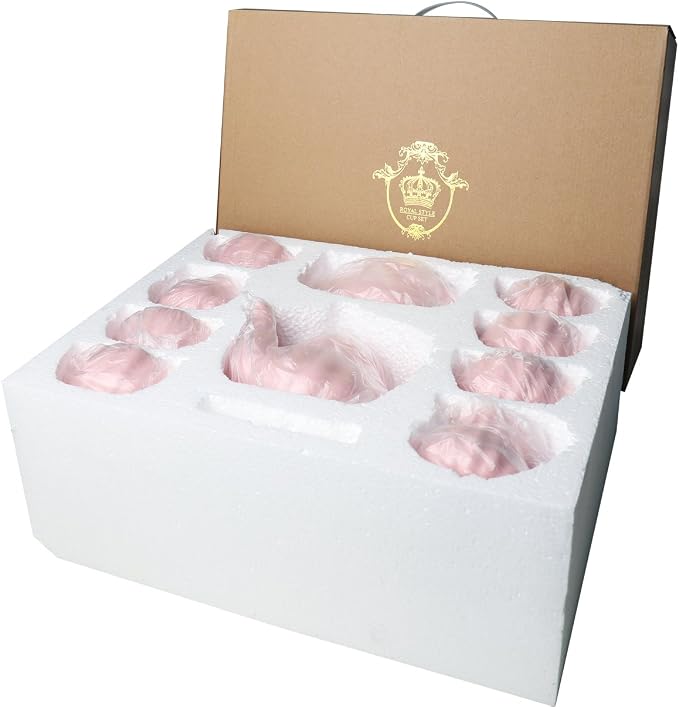 Porcelain Tea Sets British Royal Series, 8 OZ Cups& Saucer Service - Image 7