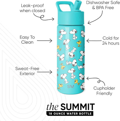 Simple Modern Peanuts Kids Water Bottle & Toddler Cup | 18oz | Insulated - Image 2