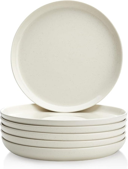 Sweese Porcelain Dessert Plates 7.4 Inch Set of 6 by Sweese