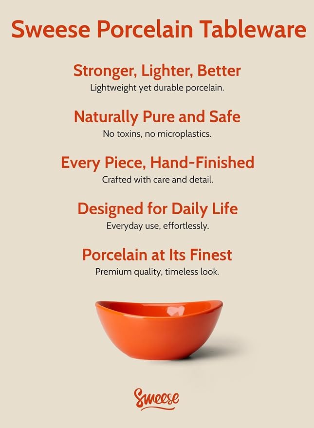 Sweese 10 oz Small Porcelain Bowls - Image 7