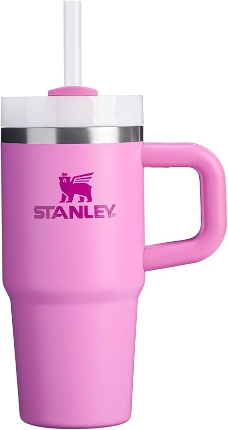 STANLEY Quencher H2.0 Flow State Tumbler, 14 oz, Peony | Handle and Straw | by Unknown