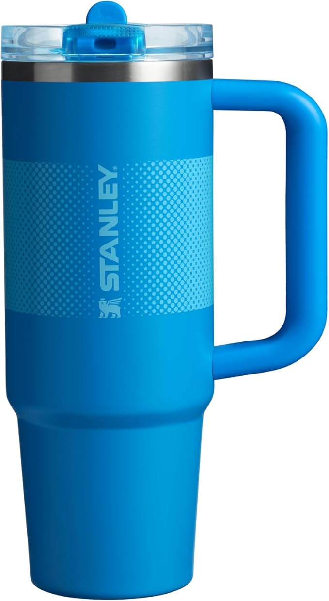 STANLEY Quencher ProTour Flipstraw Tumbler, 30 oz, Azure Fade | Built-In Straw by Unknown