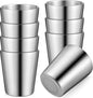 Mimorou 8 Pack Stainless Steel Insulated Cup 8.8 oz Metal Tumbler Double Wall by Mimorou