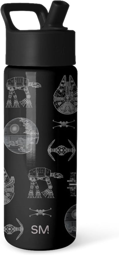 Simple Modern Star Wars Kids Water Bottle & Toddler Cup | 18oz | Insulated by Unknown