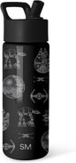 Simple Modern Star Wars Kids Water Bottle & Toddler Cup | 18oz | Insulated by Unknown