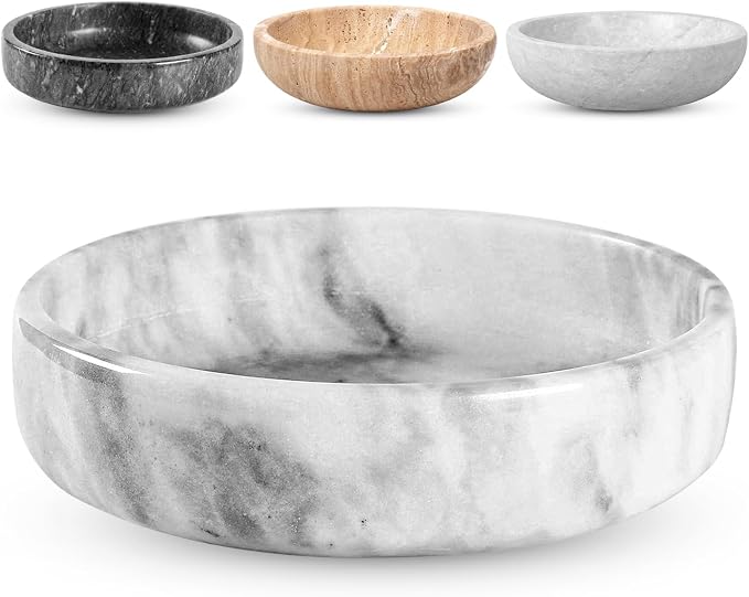 FNTSTICGOODS Marble Decorative Bowl by Unknown