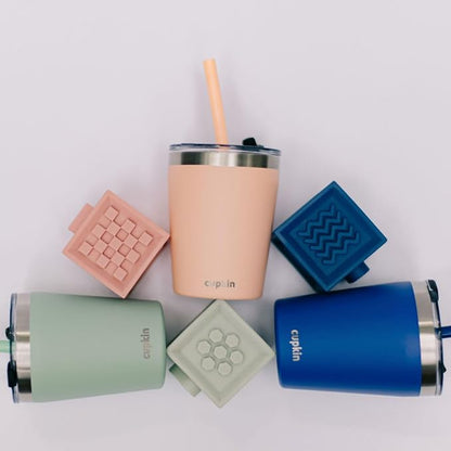 CUPKIN Toddler Tumblers, The Original 12 oz Stackable Stainless Steel Cups - Image 8