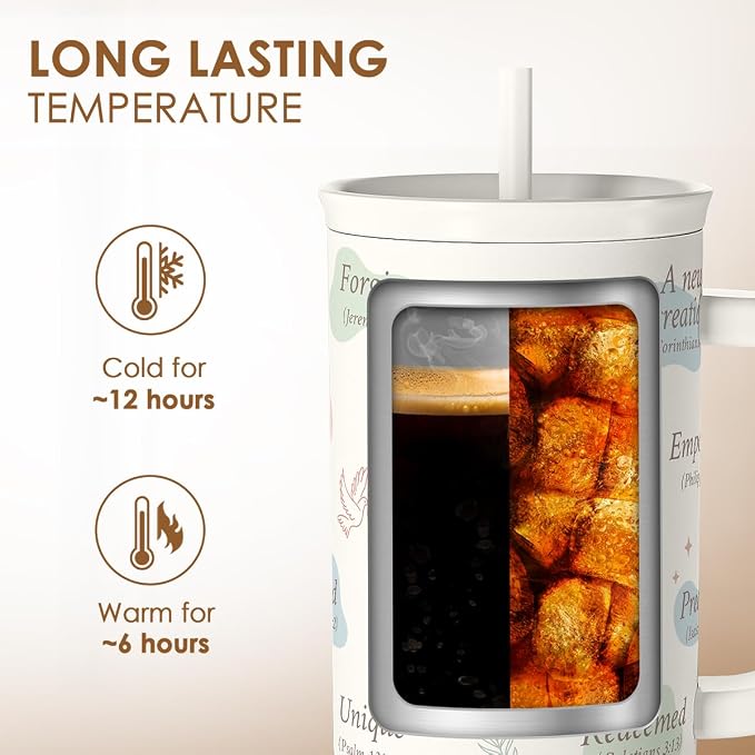 SANDJEST Christian Gift for Women – Inspiration Insulated Stainless Steel - Image 5