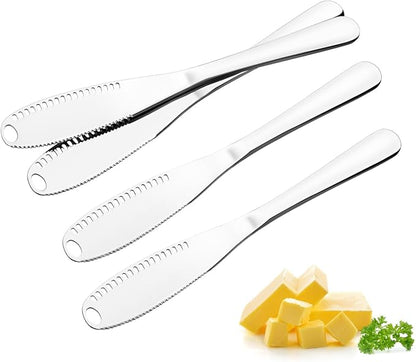 Butter Spreader Knife 4 Pcs Stainless Steel Butter Knife by Sirmme